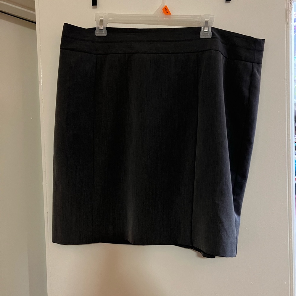 Grey Pencil Skirt
